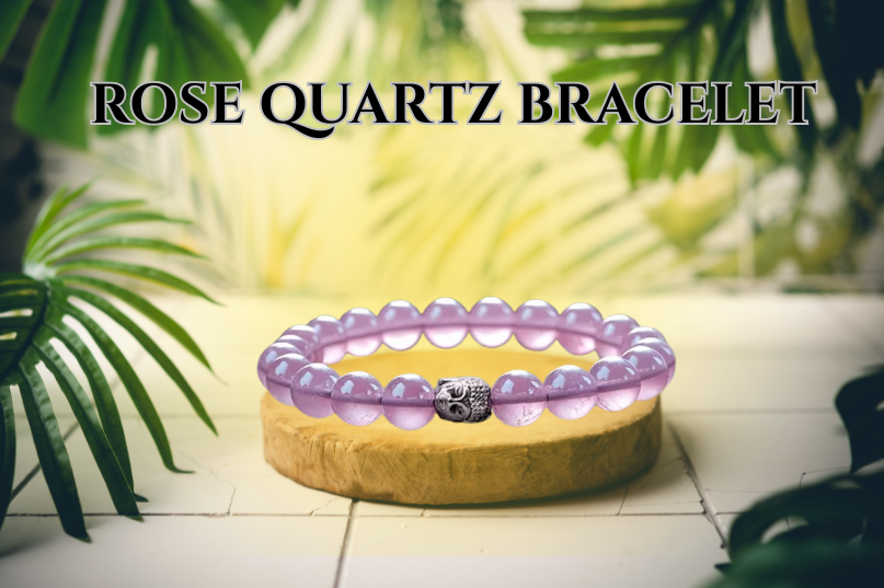 Rose Quartz Crystal Bracelet – Enhance Love, Self-Care & Positivity