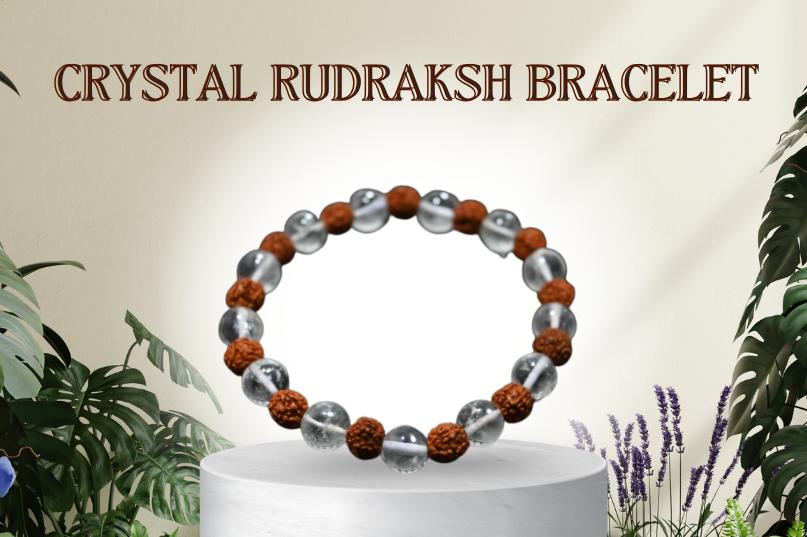 Crystal Rudraksha Bracelet