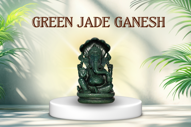Green Jade Ganesh Image