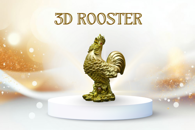 3D Rooster Image