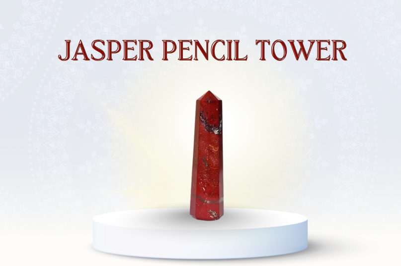 Jasper Pencil Tower: A Gem of Strength, Stability & Protection