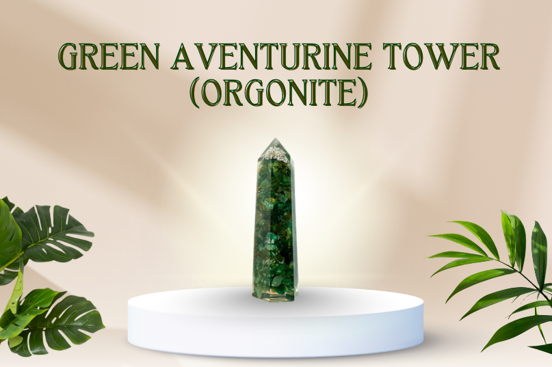 Green Aventurine Tower (Orgonite) Image