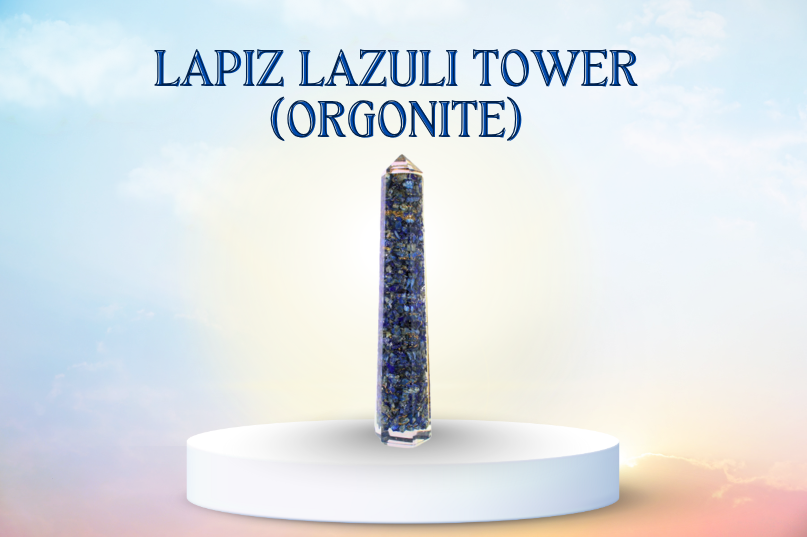Lapis Lazuli Tower (Orgonite): A Gem of Wisdom, Healing & Spiritual Growth