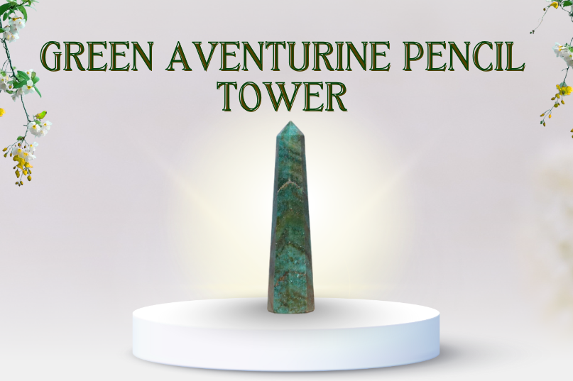 Green Aventurine Pencil Tower Image