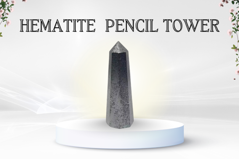 Hematite (290-300gm) Pencil Tower Image