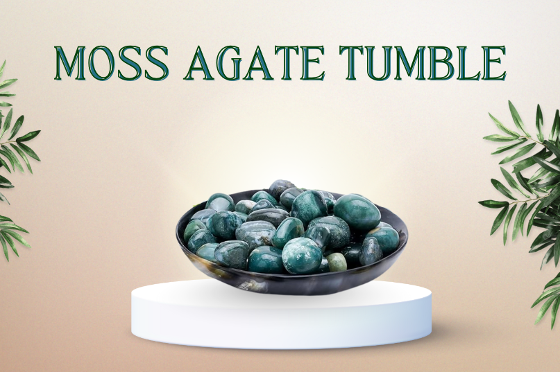 Moss Agate Tumble Image