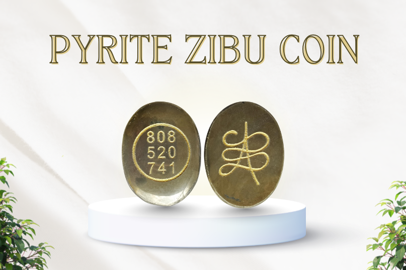 Pyrite Zibu Coin – The Symbol of Wealth, Protection & Divine Energy