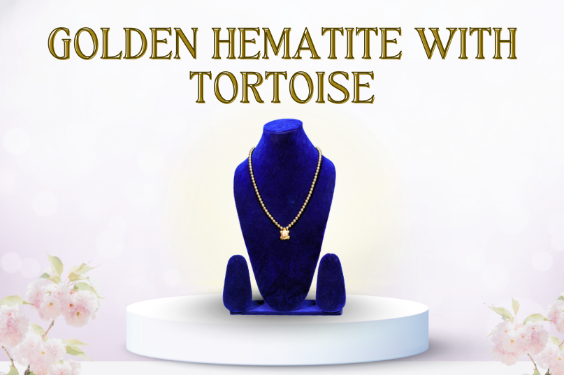 Golden Hematite with Tortoise – The Symbol of Stability, Protection & Prosperity