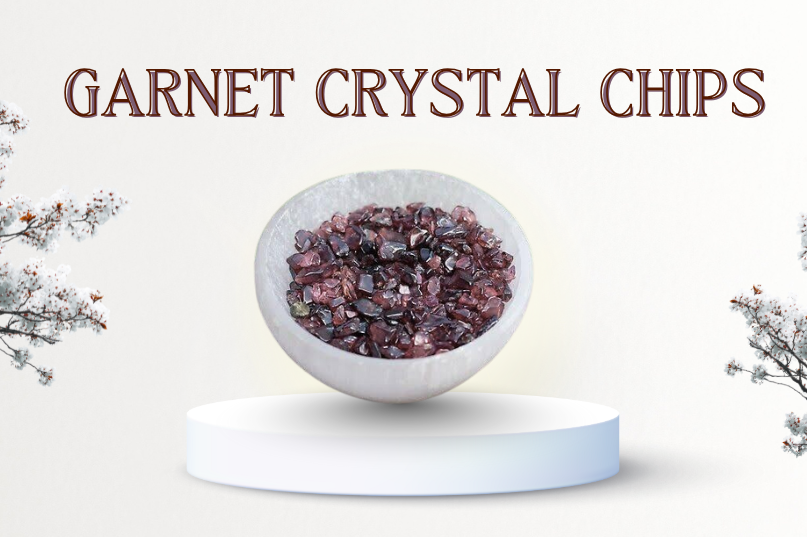 Garnet Crystal Chips: The Stone of Strength, Passion & Grounded Energy