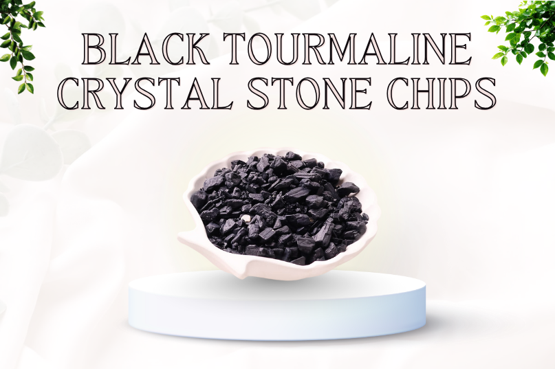 Black Tourmaline Crystal Stone Chips: Powerful Protection & Grounding Energy