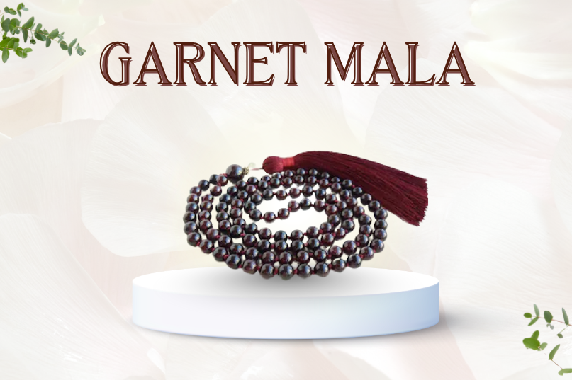 Garnet Mala: Ignite Passion, Strength & Success Energy