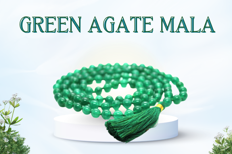 Green Agate 6mm Mala Image
