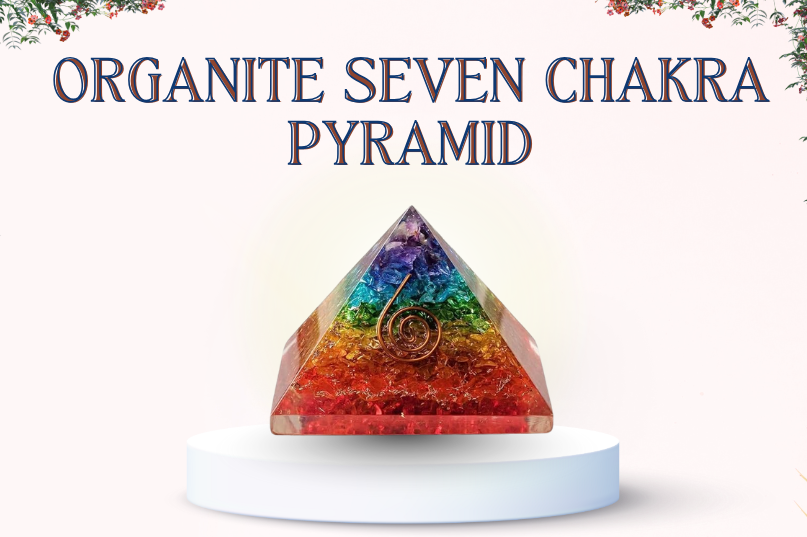 Orgonite Seven Chakra Pyramid – Harmonize, Heal & Amplify Your Aura
