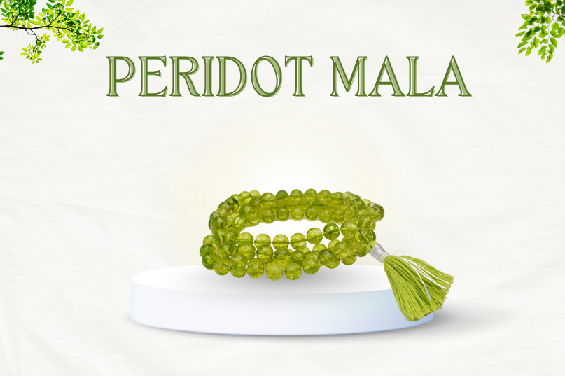 Peridot 8mm Mala Image