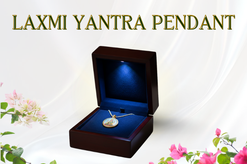 Laxmi Yantra Pendant: Divine Blessings for Wealth, Prosperity & Abundance