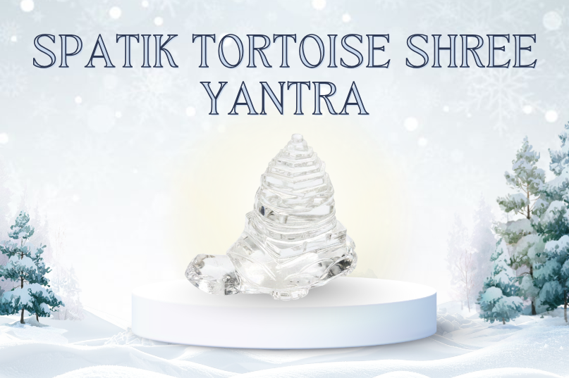 Spatik Tortoise Shree Yantra: Stability, Prosperity & Divine Protection