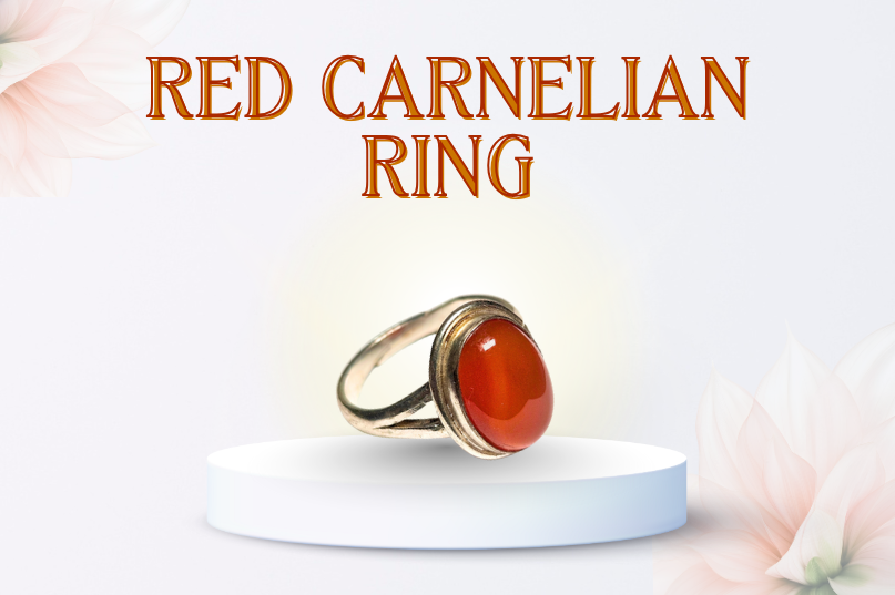 Red Carnelian Ring: Confidence, Vitality & Success Energy