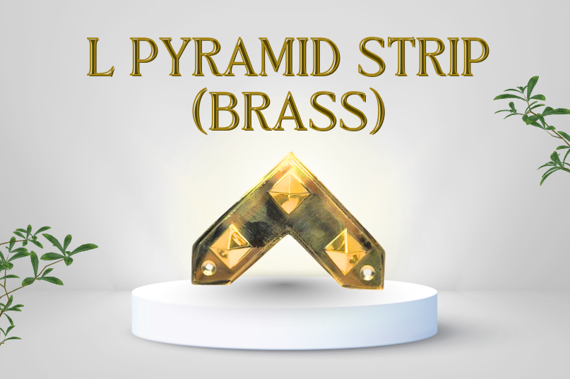 L Pyramid Strip (Brass): Powerful Vastu Remedy for Energy Balance & Protection