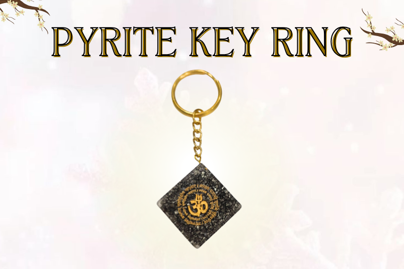 Pyrite Key Ring: Carry Wealth, Protection & Confidence Everywhere