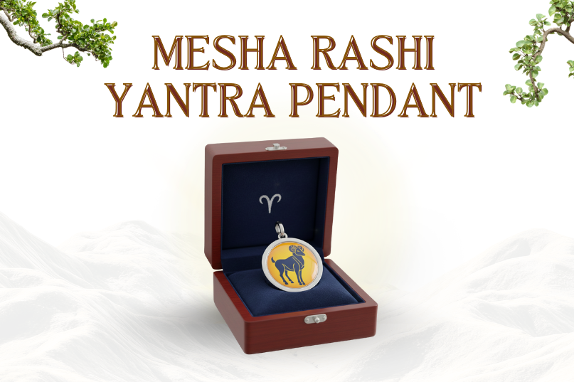 Mesha Rashi Yantra Pendant: Power, Confidence & Protection for Aries Energy