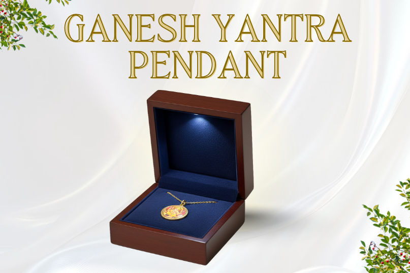 Ganesh Yantra Pendant: Divine Blessings for Success, Wisdom & Obstacle Removal