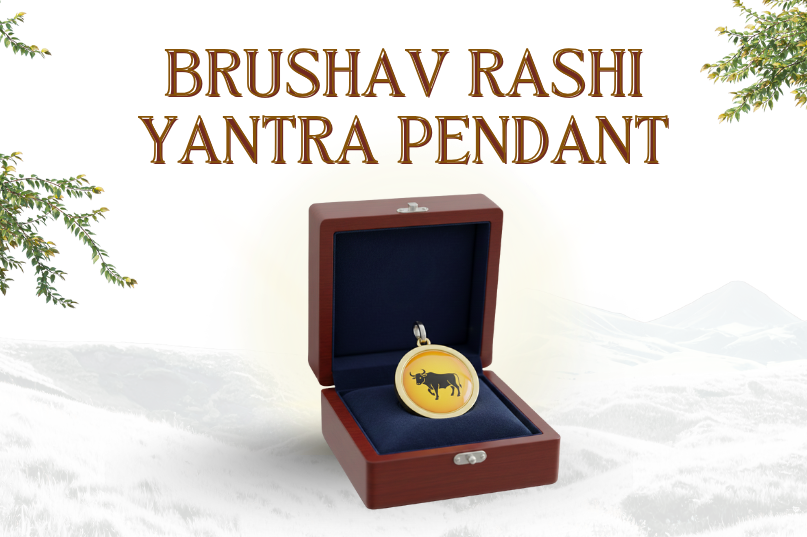 Brushav Rashi Yantra Pendant: Stability, Prosperity & Inner Strength