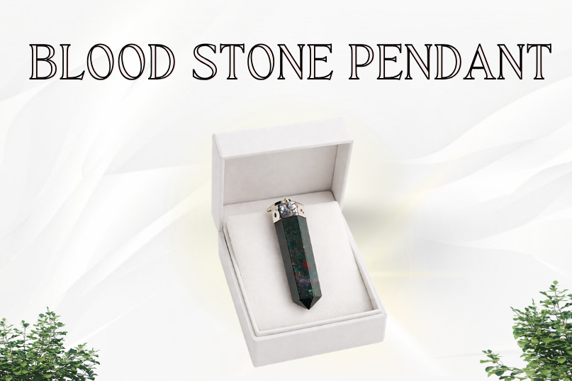 Blood Stone Pendant: Strength, Healing & Protective Power