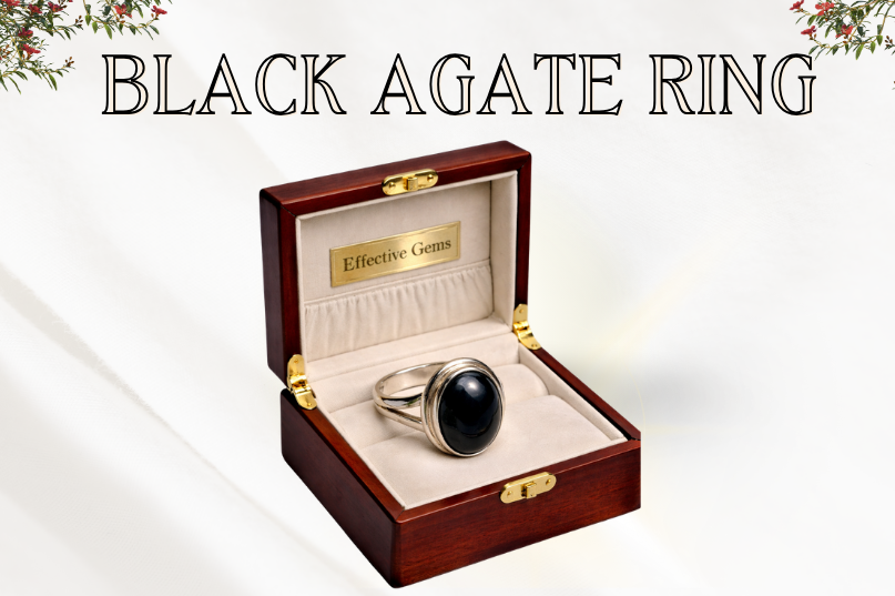 Black Agate Ring: Protection, Strength & Emotional Stability