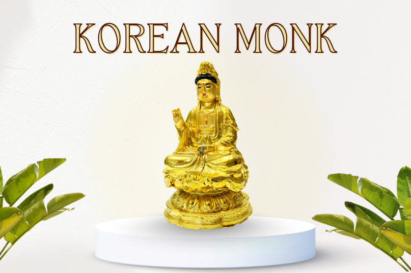 Korean Monk – Symbol of Peace, Wisdom & Mindfulness