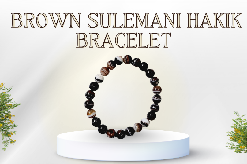 Brown Sulemani Hakik Bracelet – Protection, Stability & Grounding