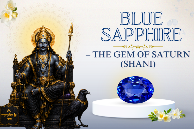 Blue Sapphire – The Gem of Saturn (Shani): Discipline, Protection & Rapid Transformation