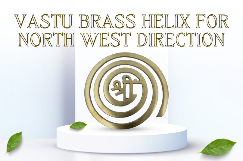 Vastu Brass Helix for North West Direction Image