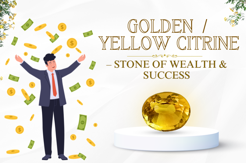 Golden/Yellow Citrine Gemstone Image
