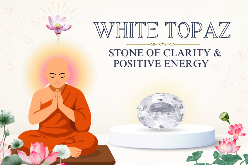 White Topaz Gemstone (Best Quality) Image