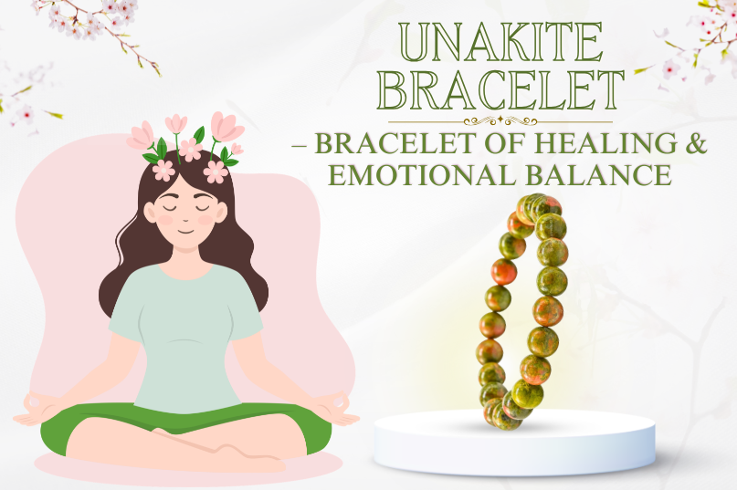 Unakite Bracelet – Stone of Emotional Healing, Balance & Personal Growth