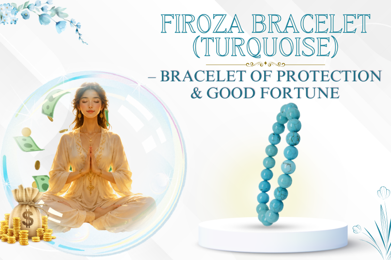Firoza (Turquoise) Bracelet – Stone of Protection, Wisdom & Good Fortune