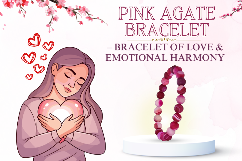 Pink Agate Bracelet Image