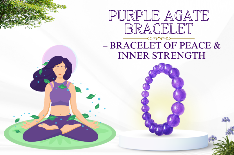Purple Agate Bracelet Image