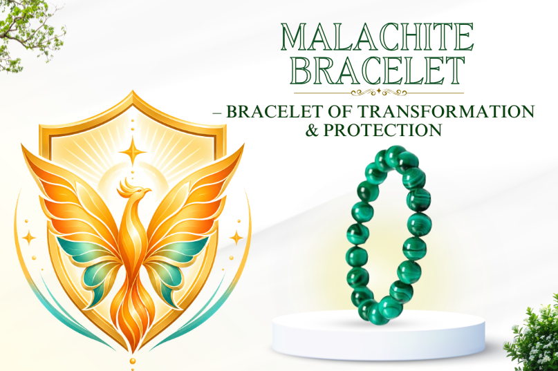 Malachite Bracelet – Stone of Transformation, Protection & Growth