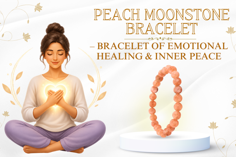 Peach Moonstone Bracelet Image