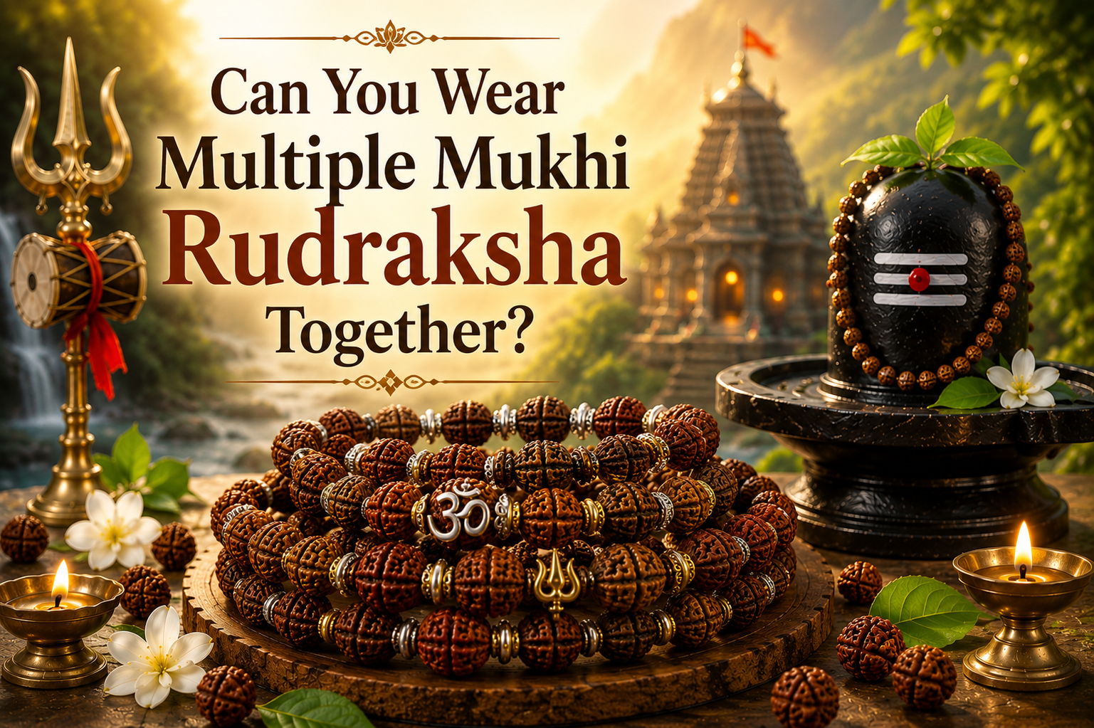 Can You Wear Multiple Mukhi Rudraksha Together?