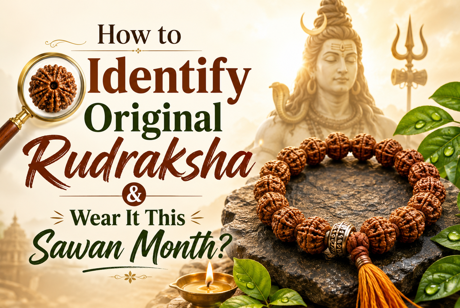How to Identify Original Rudraksha & Wear It This Sawan Month?