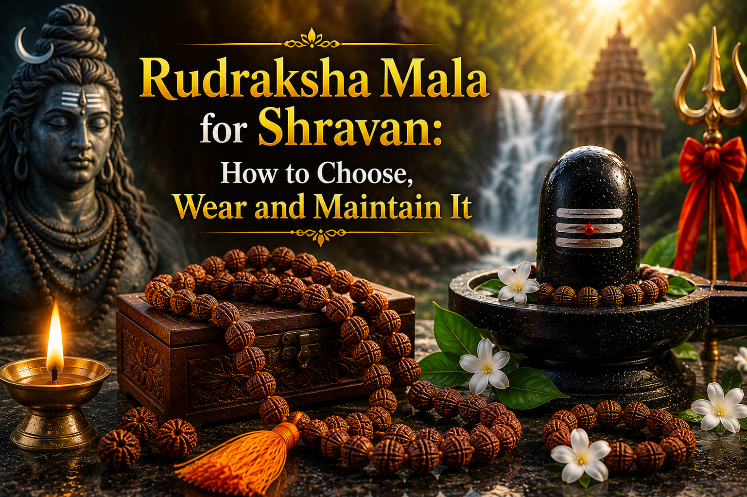 Rudraksha Mala for Shravan: How to Choose, Wear and Maintain It