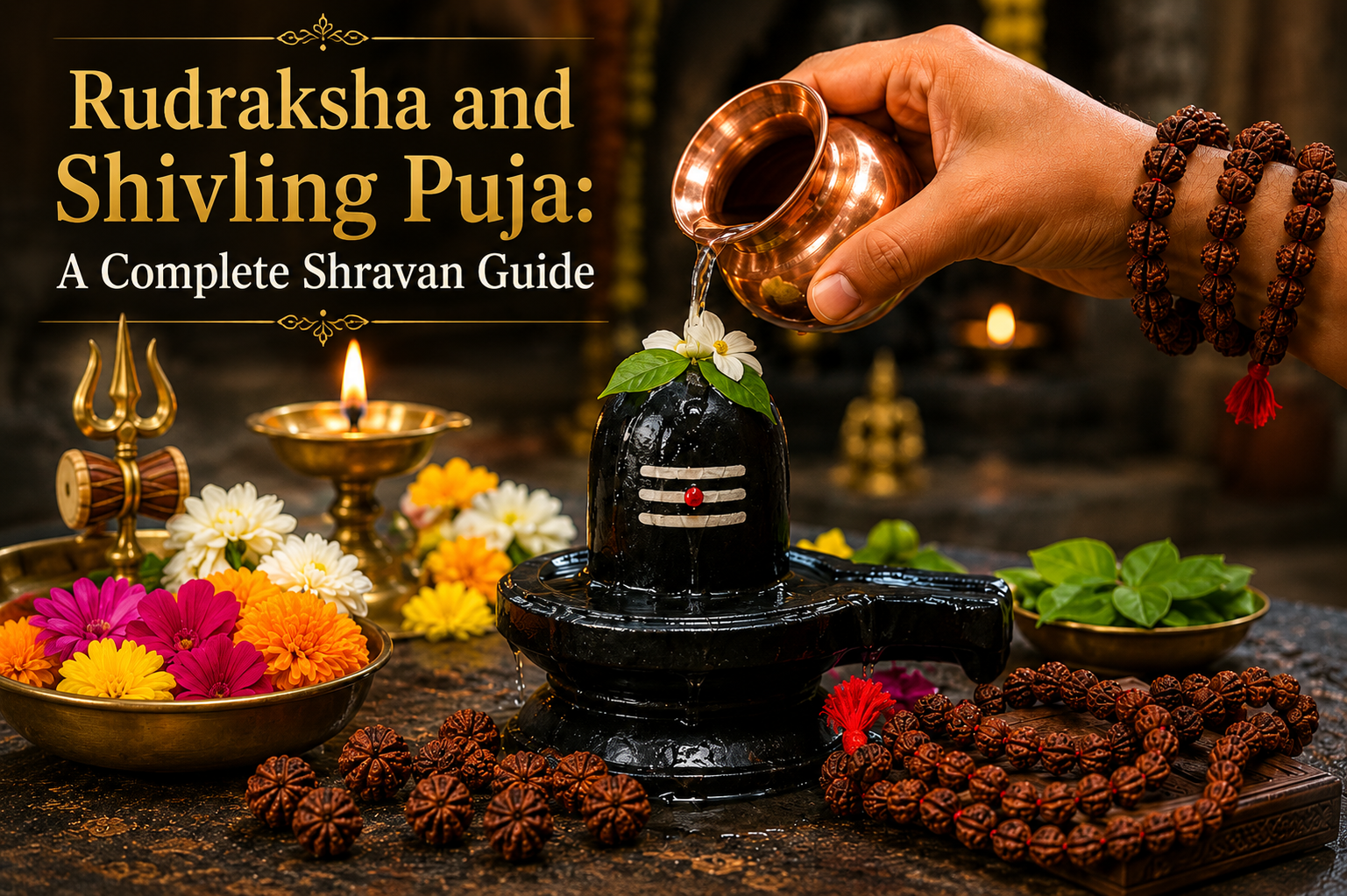 Rudraksha and Shivling Puja: A Complete Shravan Guide