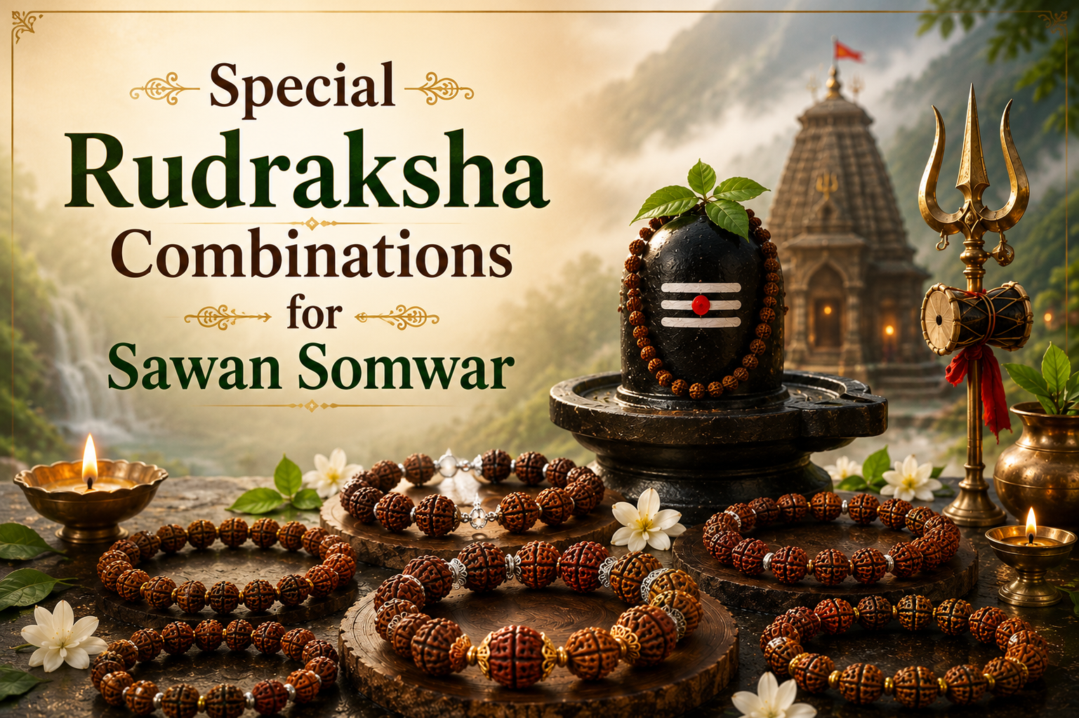 Special Rudraksha Combinations for Sawan Somwar