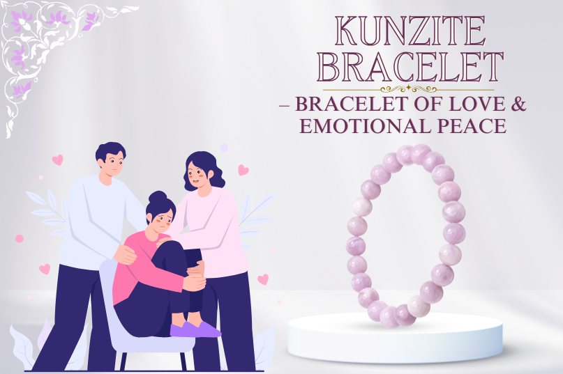 Kunzite Bracelet – Stone of Love, Compassion & Emotional Healing