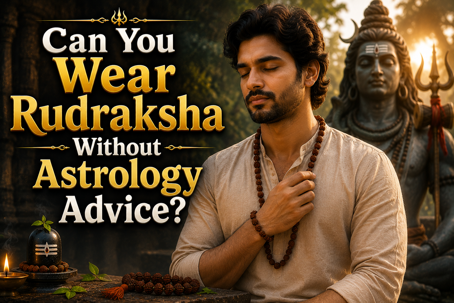 Can You Wear Rudraksha Without Astrology Advice Image