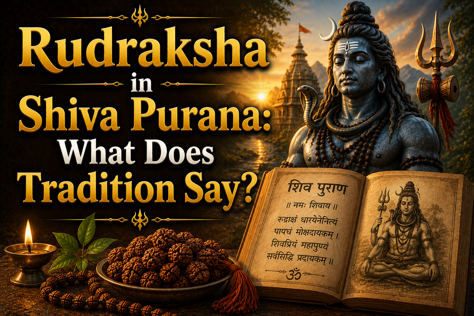 Rudraksha in Shiva Purana: What Does Tradition Say?