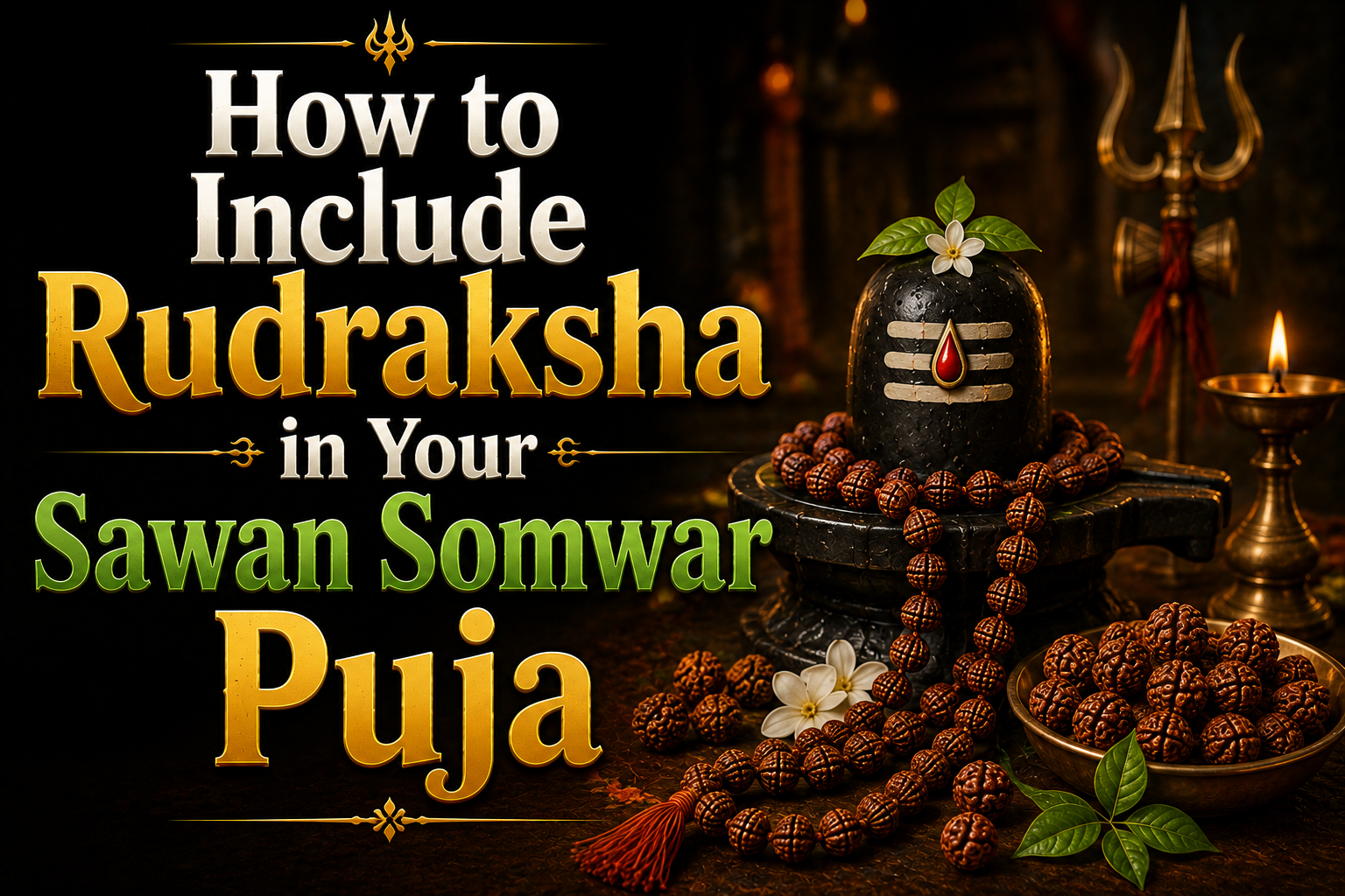 How to Include Rudraksha in Your Sawan Somwar Puja