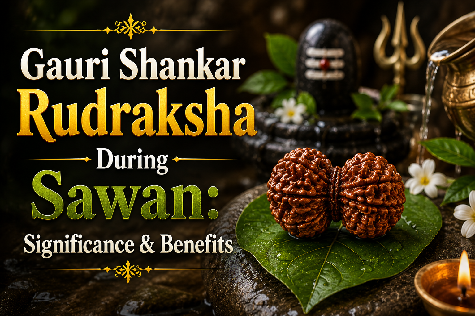 Gauri Shankar Rudraksha During Sawan: Significance & Benefits Image